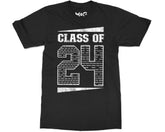 Personalised Class of 2025 Leavers T-shirt Custom Graduation Party Tee